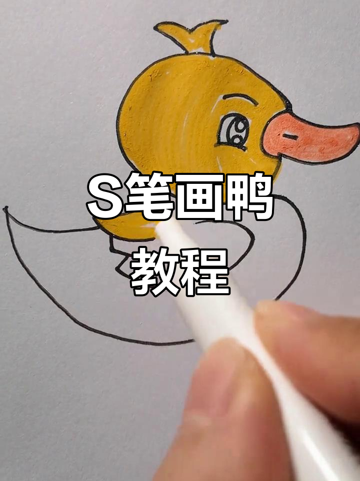 用S画鸭子,简单又好玩!零基础也能轻松学会