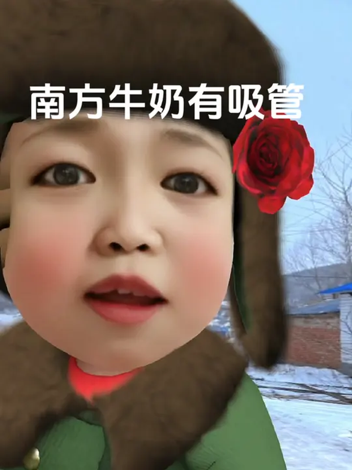 我没见过袋装纯牛奶有吸管位置啊