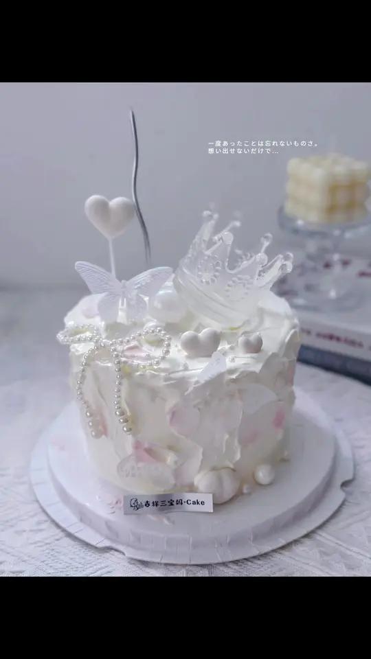 如何不用抹面快速做出仙女蛋糕 仙妮贝儿 仙女蛋糕 生日蛋糕 烘焙人的日常 轻奢奶油高级感