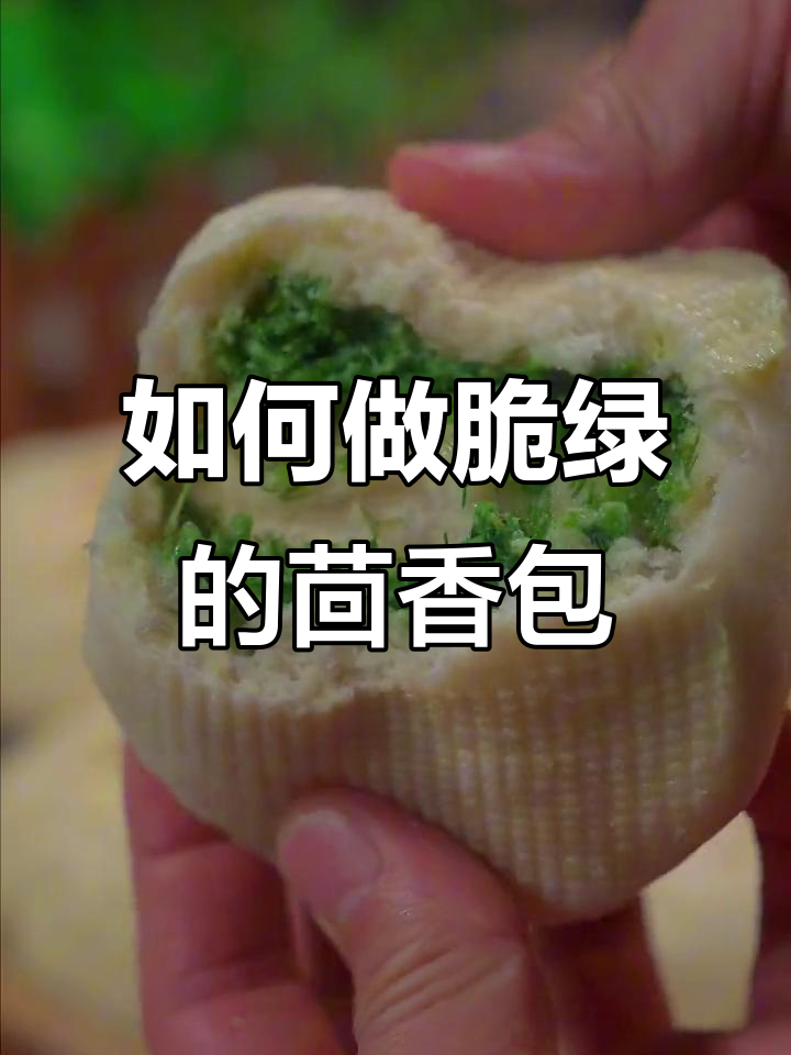 茴香鸡蛋包子蒸法揭秘,翠绿不漏汤的秘诀就在这里