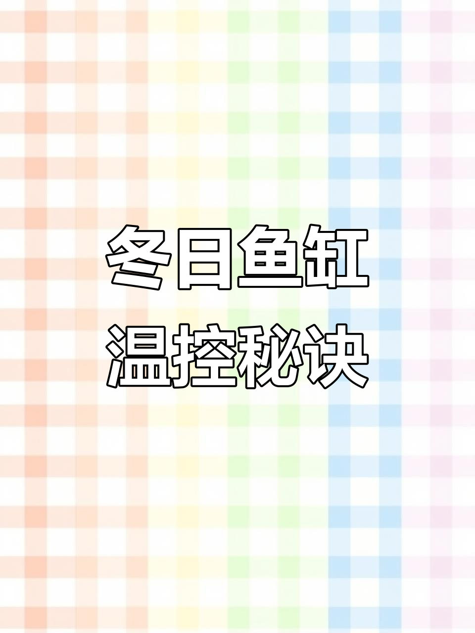 冬季鱼缸必备温控器,避免水煮龟或鱼的悲剧!