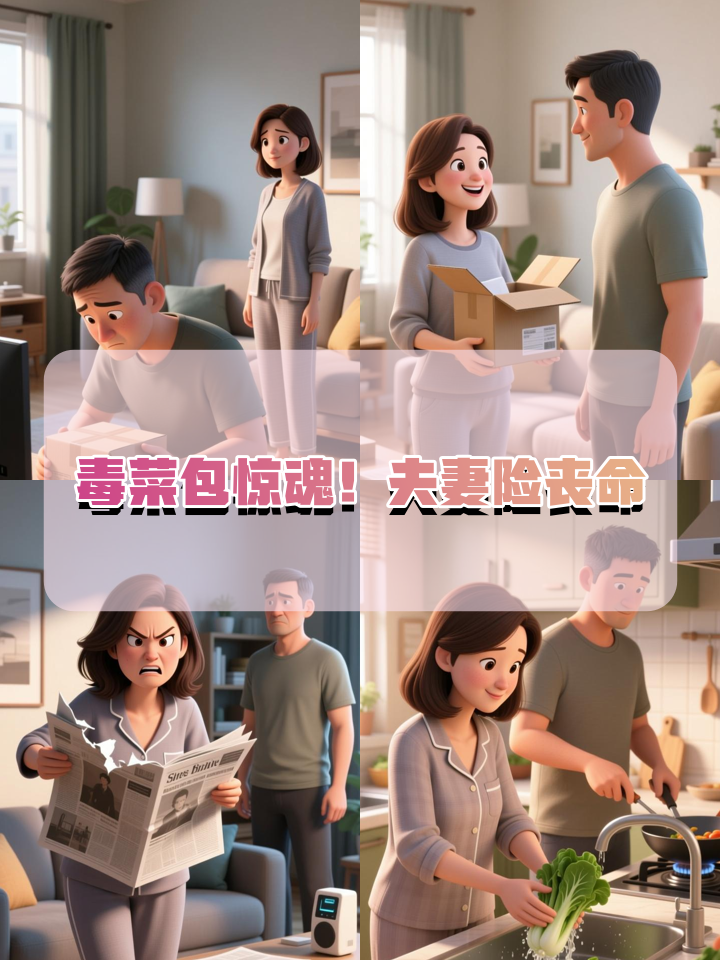 商家用沾杀鼠剂旧报纸包装娃娃菜，致夫妻中毒进ICU？