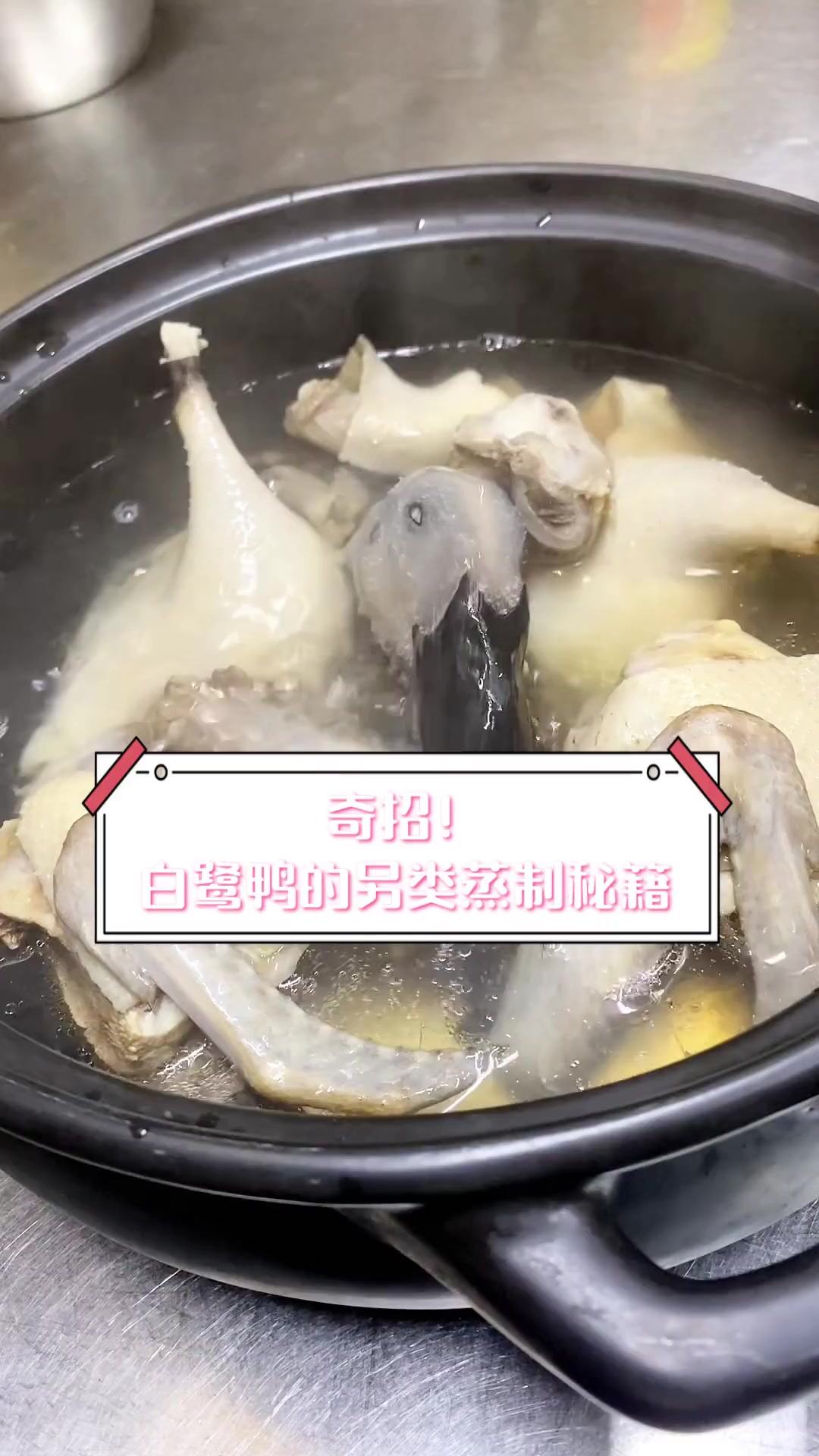 奇招!白鹭鸭的另类蒸制秘籍