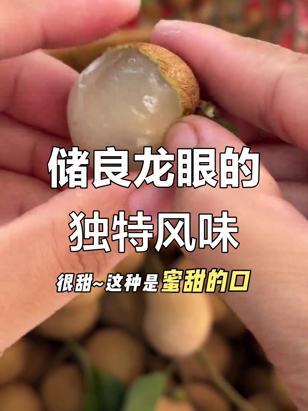 储良龙眼新发现:脆嫩果肉与蜜甜口感完美结合