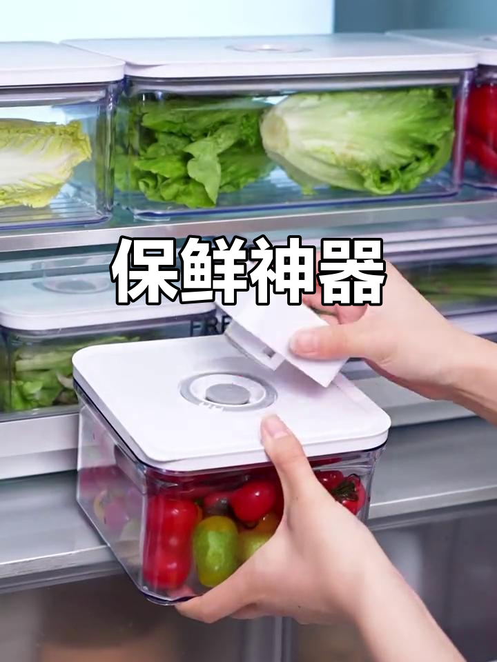 真空保鲜盒,锁住新鲜,冰箱里放一个就能延长食物保质期!