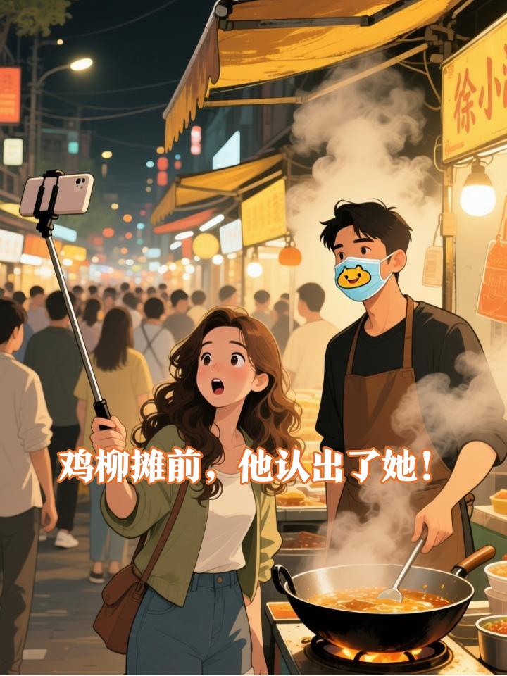 从小吃到大的鸡柳摊前,富豪前男友竟在炸年糕