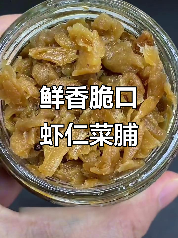 潮汕虾仁菜脯,大人小孩都爱吃的美味下饭神器
