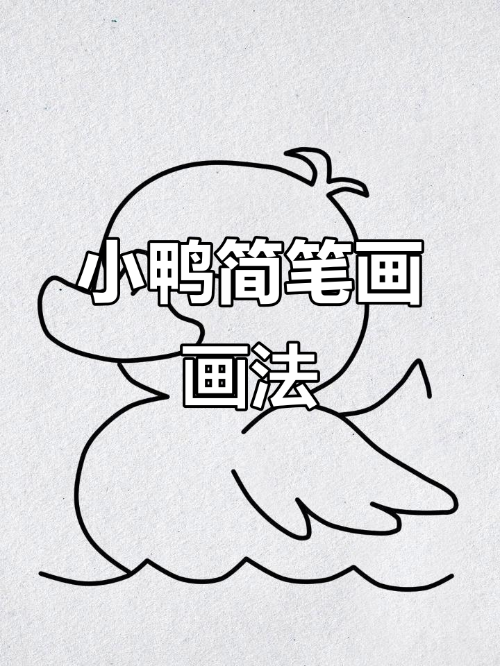 儿童简笔画：小鸭的可爱造型