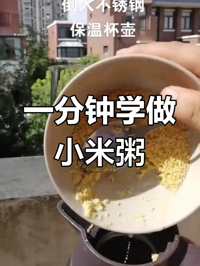 10秒学会懒人小米粥