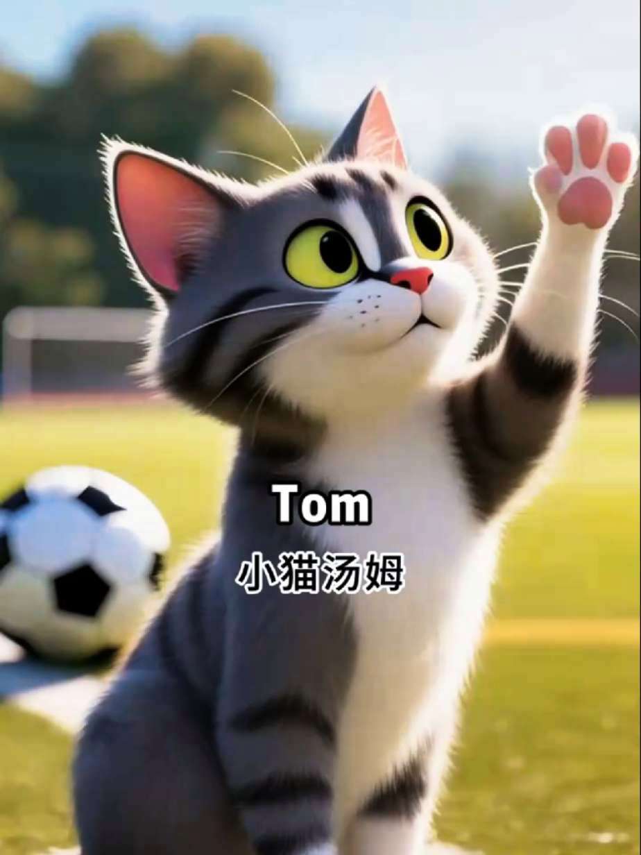 英语绘本动画 这只小猫汤姆的英语绘本动画太可爱了！快来一起看吧！萌宠出道计划 英语绘本动画
