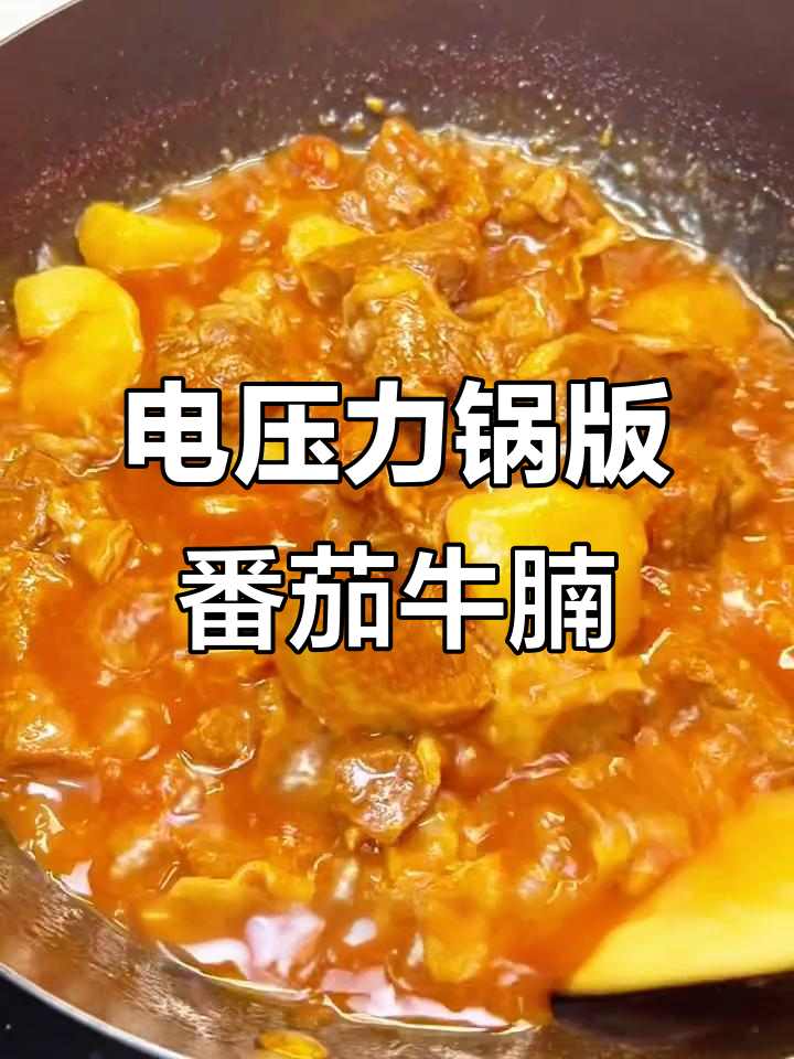 番茄土豆炖牛腩,懒人必备!电高压锅轻松搞定