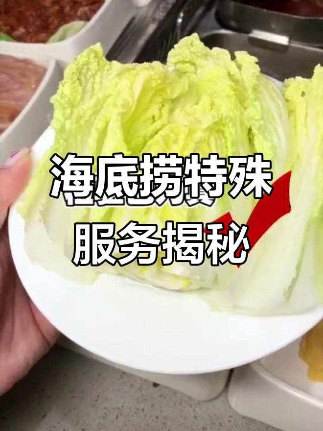 海底捞的隐藏服务,自带火锅和涮菜都能满足你