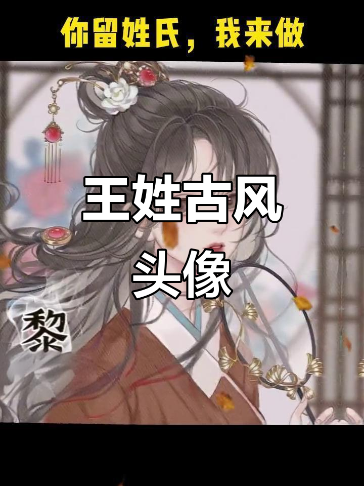 古风王姓氏头像,女生专属设计