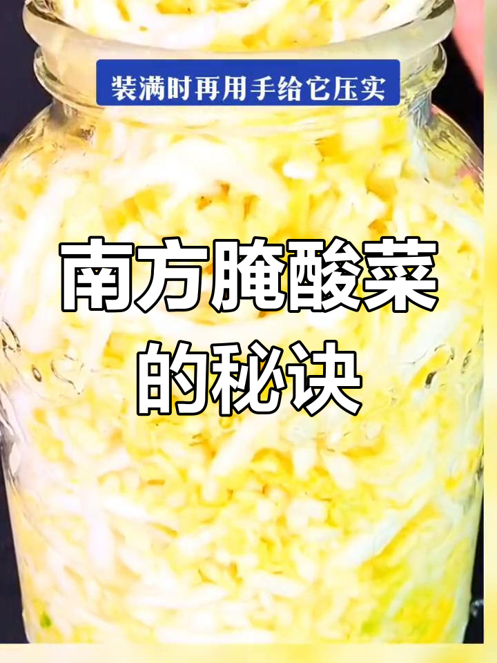 南方腌制酸菜,乳酸菌发酵更美味!