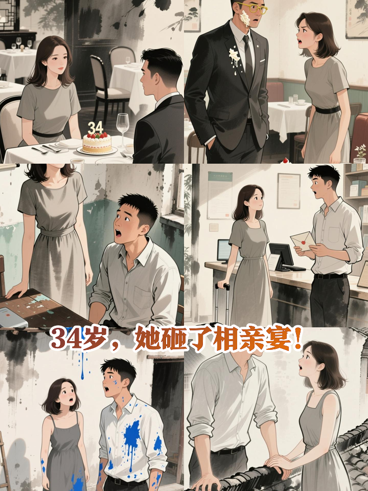 34岁生日当天,她把蛋糕扣在了相亲对象脸上