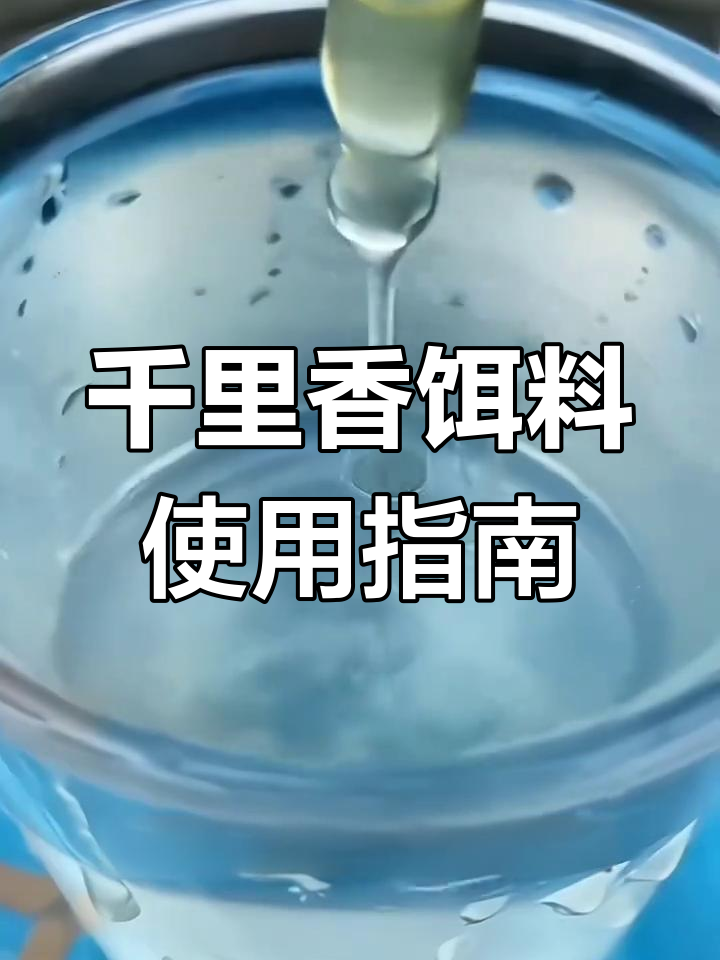 钓鱼饵料搭配技巧,提升千里香效果