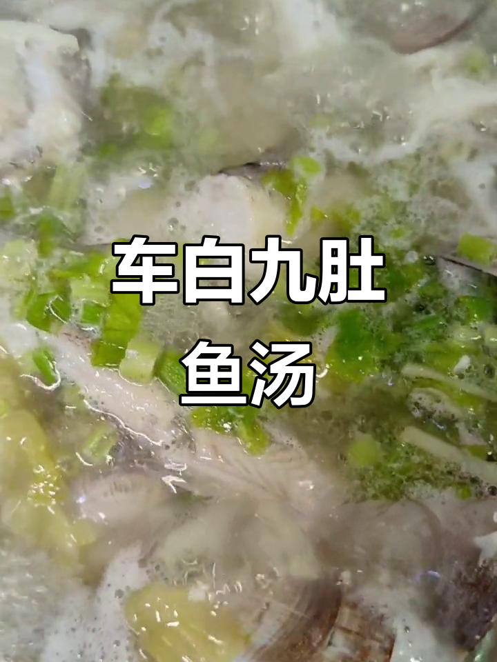 潮汕车白九肚鱼汤,鲜甜美味家常菜