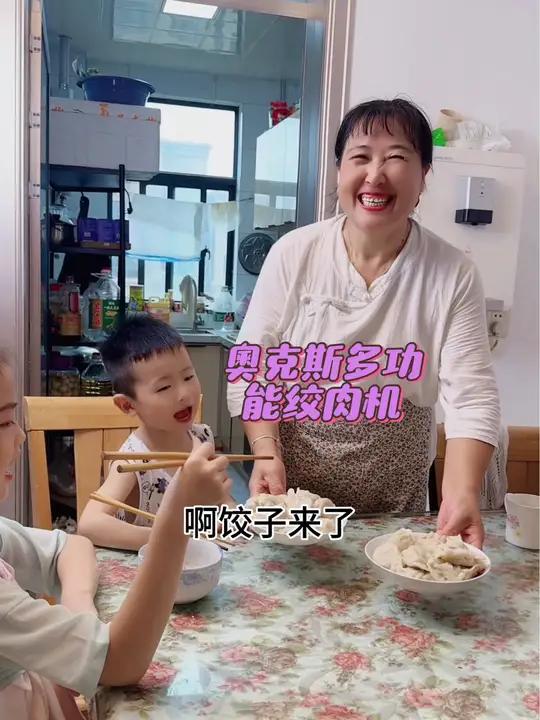 和孩子们在一起的日子,累并快乐着 记录平凡生活 家常便饭 奥克斯多功能绞肉机 我的小帮手