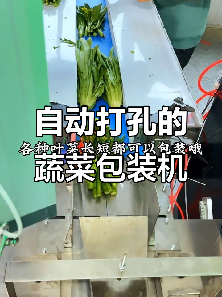 蔬菜包装机，自动打透气孔，节省人工成本