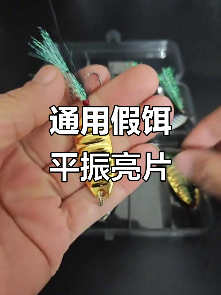 路亚亮片诱鱼技巧大揭秘,金色银色切换使用效果更佳