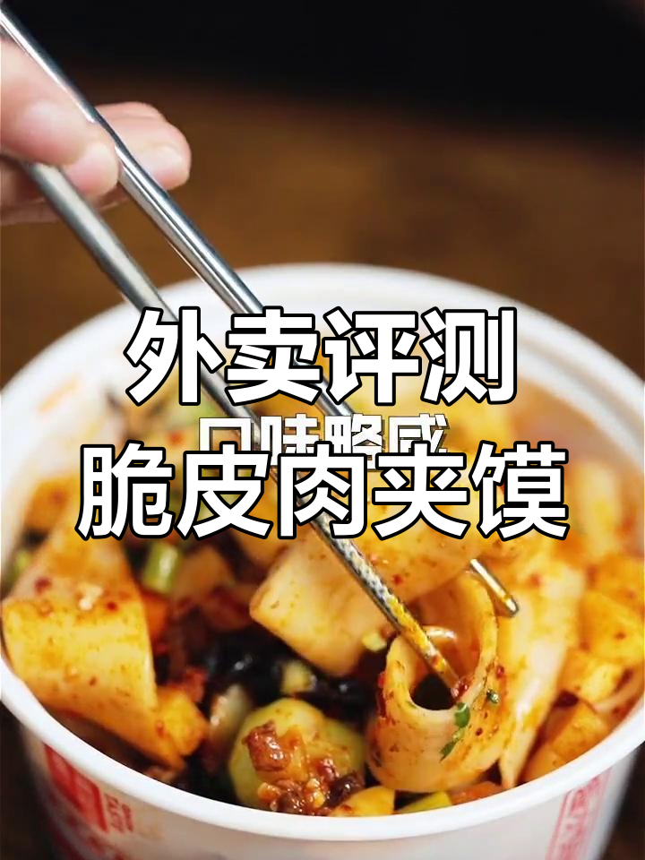 秦津味道脆皮肉夹馍外卖测评:卖相不错,但口感平平无奇