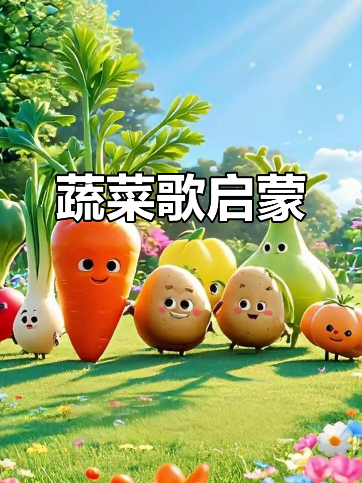 蔬菜歌：启蒙儿歌，学唱蔬菜名称