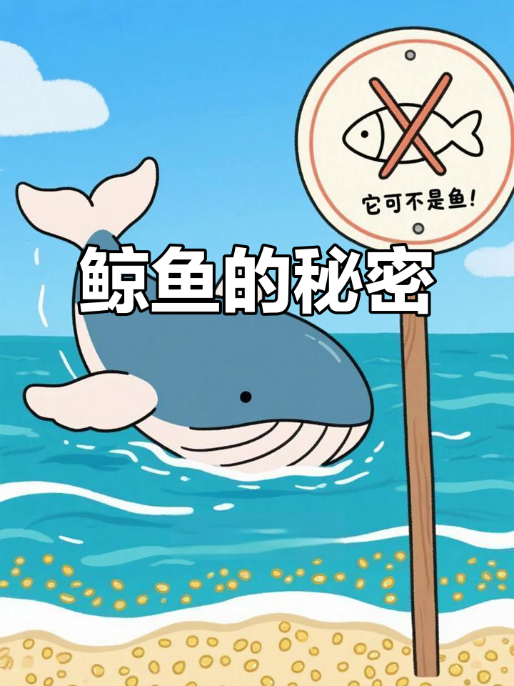 鲸鱼不是鱼，原来是哺乳动物！