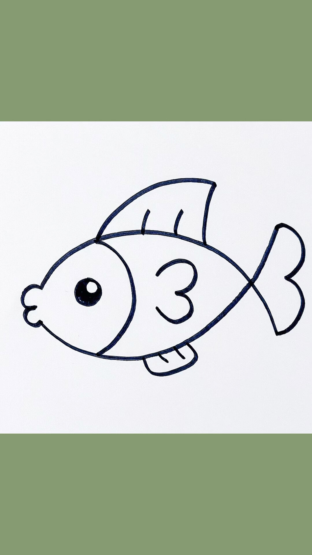 小鱼简笔画