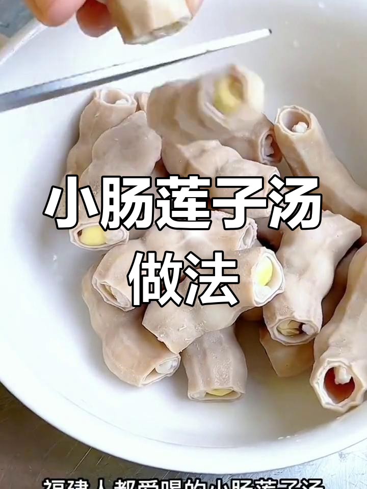 福建传统小肠莲子汤,清凉去火又营养