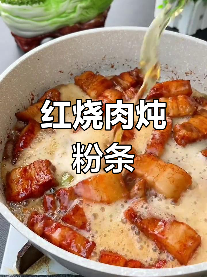 经典东北红烧肉炖粉条,做法简单又美味