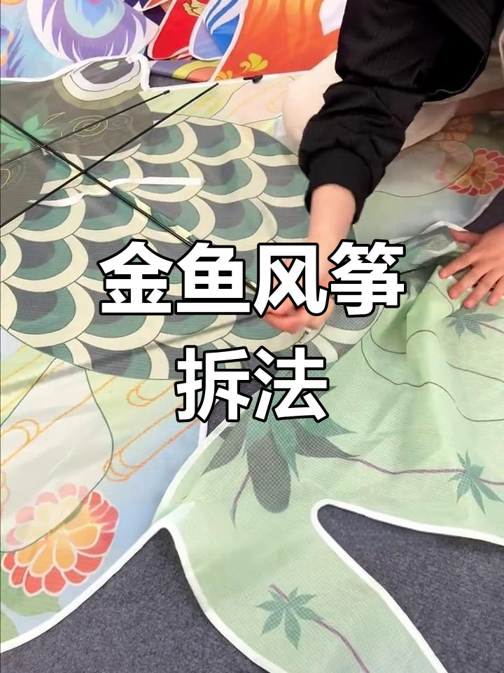 风筝金鱼拆卸教程