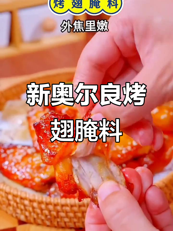 经典新奥尔良烤翅腌料,炸鸡鸡排必备美味