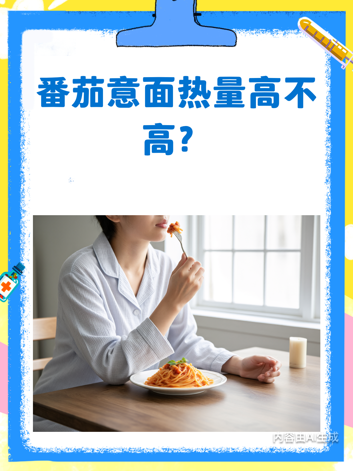 这碗番茄意面,热量真的高吗?