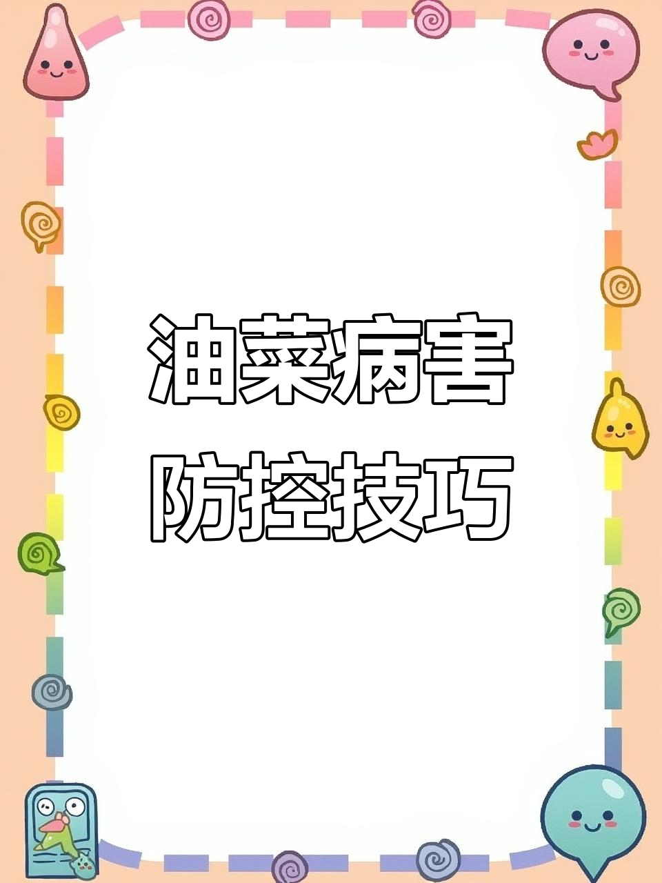 油菜生长关键期,如何防治霜霉病和软腐病?
