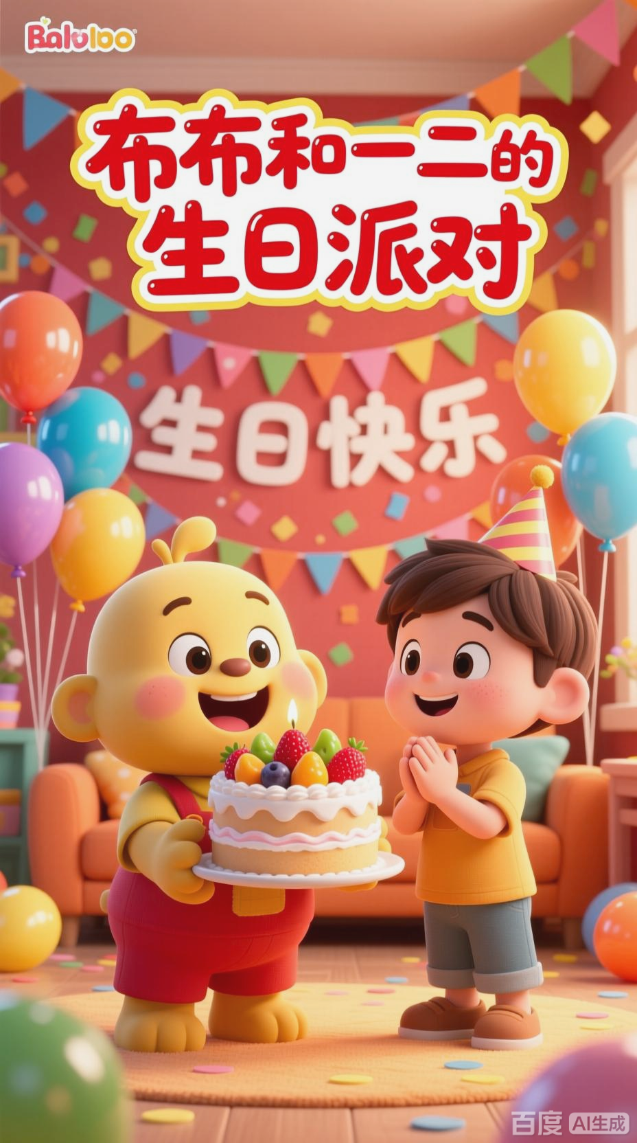 布布一二庆生,许愿平安喜乐