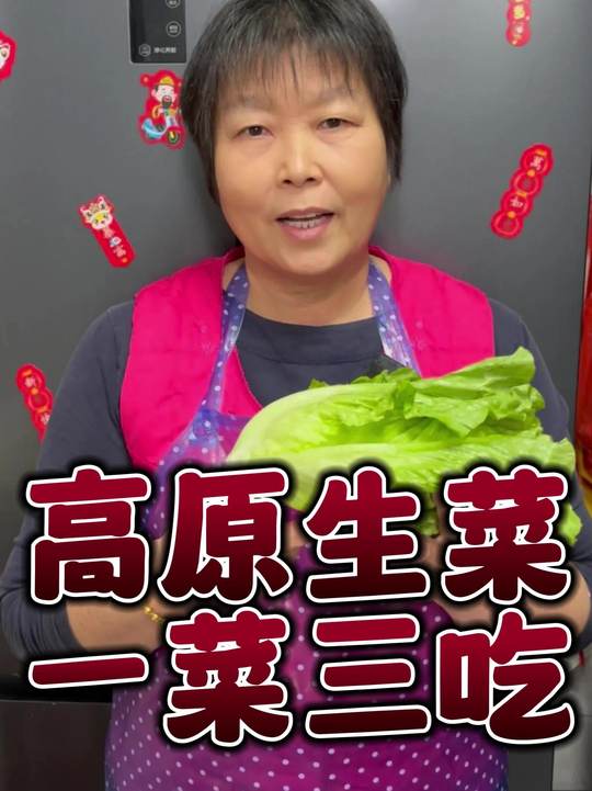 我化骨龙减肥期一颗生菜的三种低卡吃法，嘎嘎香！