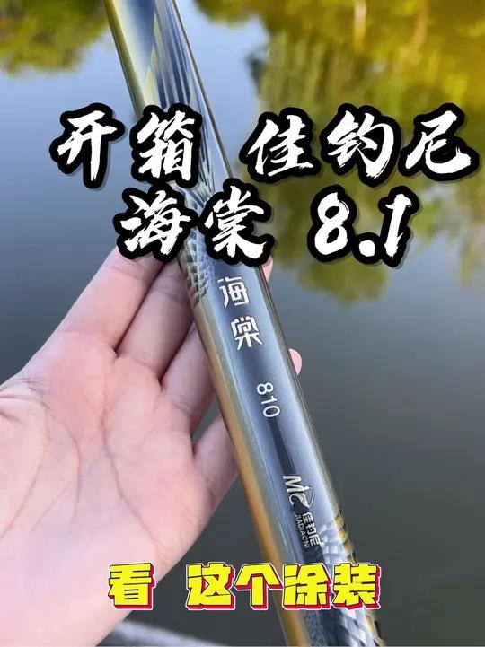 今日开箱:佳钓尼海棠轻量大物8.1米