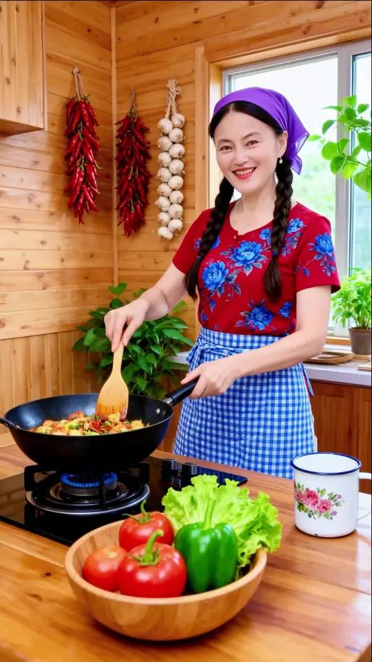 我会做菜会做饭,四菜一汤八大碗……