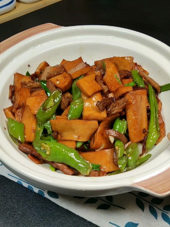 千叶豆腐炒肉