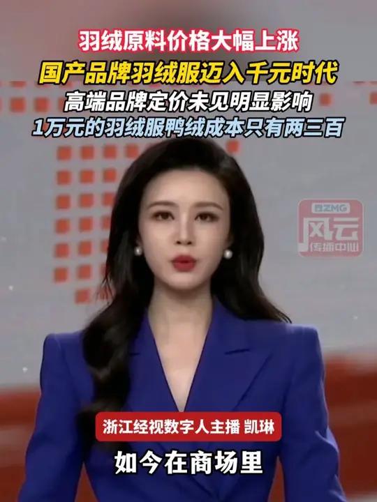 羽绒原料价格大幅上涨，国产品牌羽绒服迈入千元时代！高端品牌定价未见明显影响？业内人士：1万