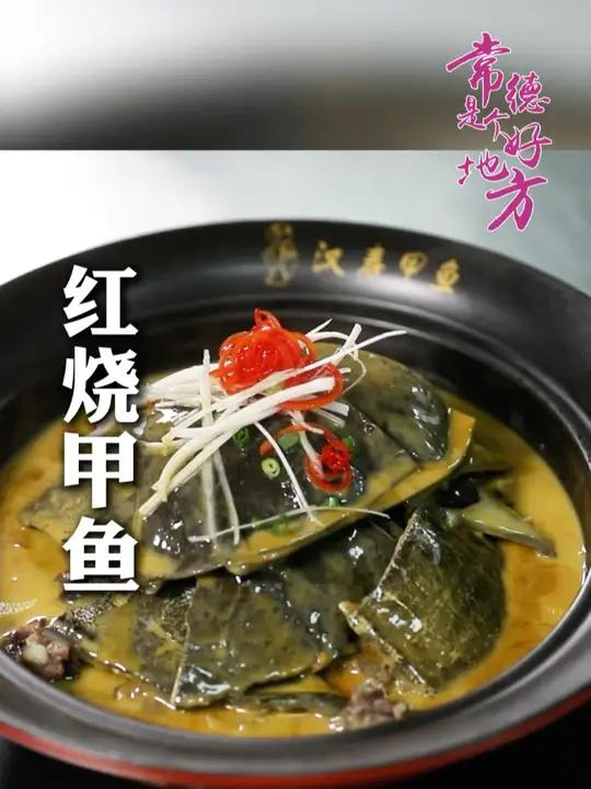 常德是个好地方|寻味常德:红烧甲鱼,一县一美食,品尝汉寿甲鱼的味道 制作:毛天锡