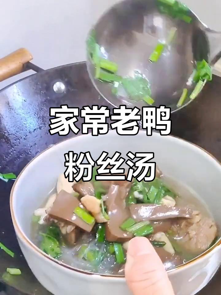 老鸭粉丝汤,家常做法大揭秘!鲜美又过瘾