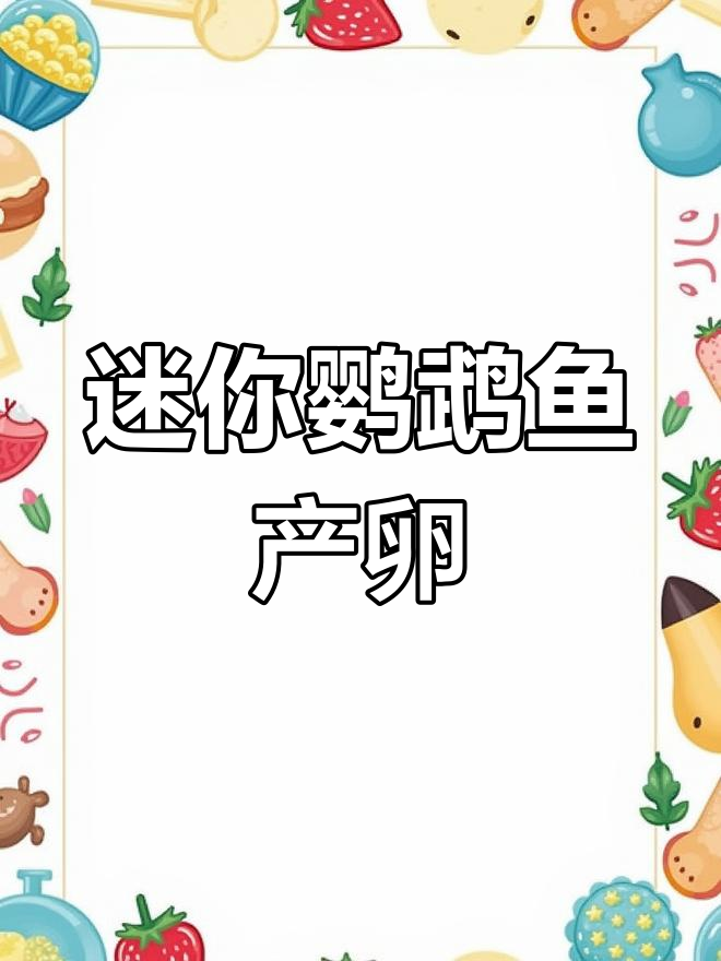 白金宝蓝鹦鹉鱼意外配对,迅速产卵
