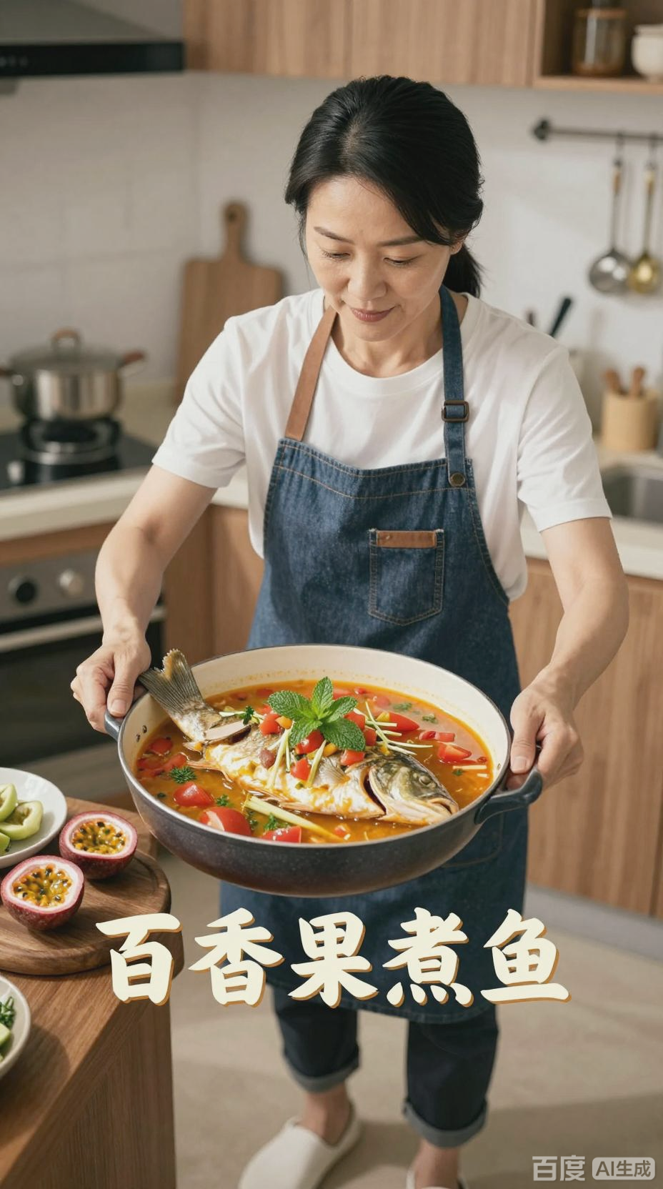 百香果煮鱼，简单美味新选择