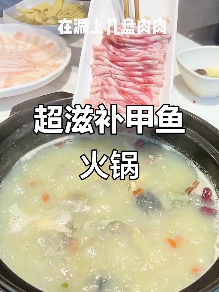 福州超滋补甲鱼火锅,生蚝与鸡盘搭配绝妙