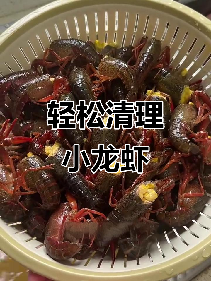 小龙虾清洗技巧大揭秘,教你如何正确处理虾头和腮部