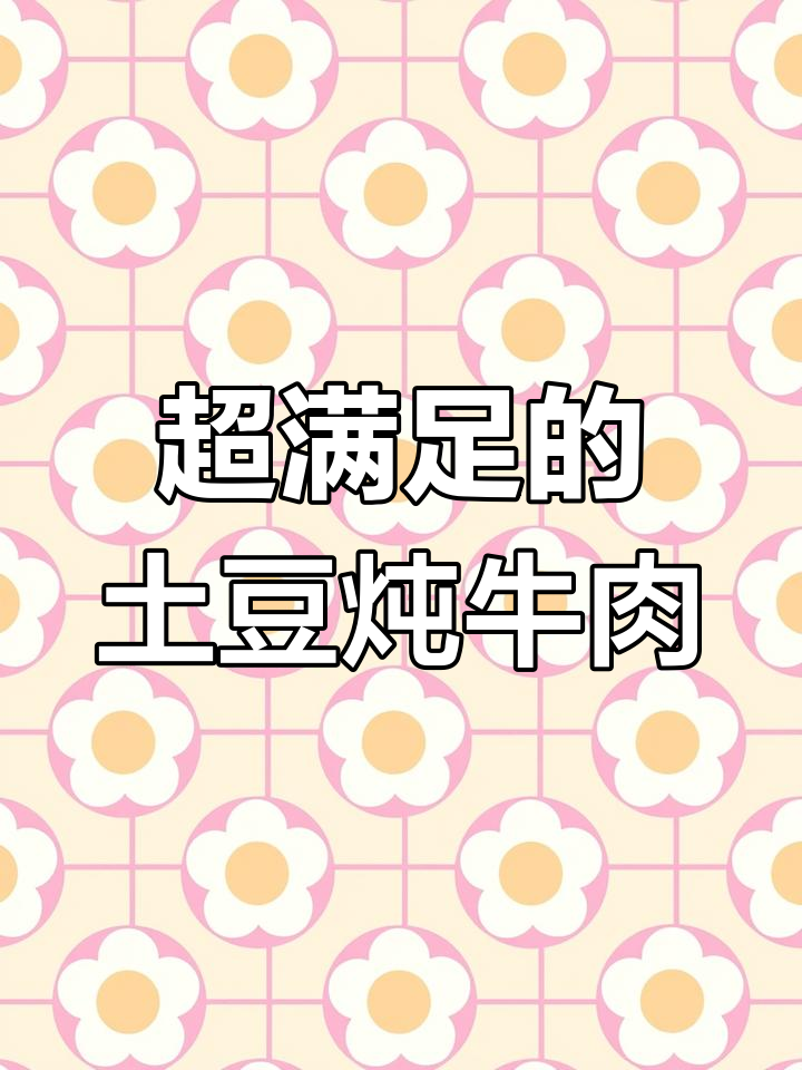 土豆炖牛肉拌饭,每一口都让人无法抗拒