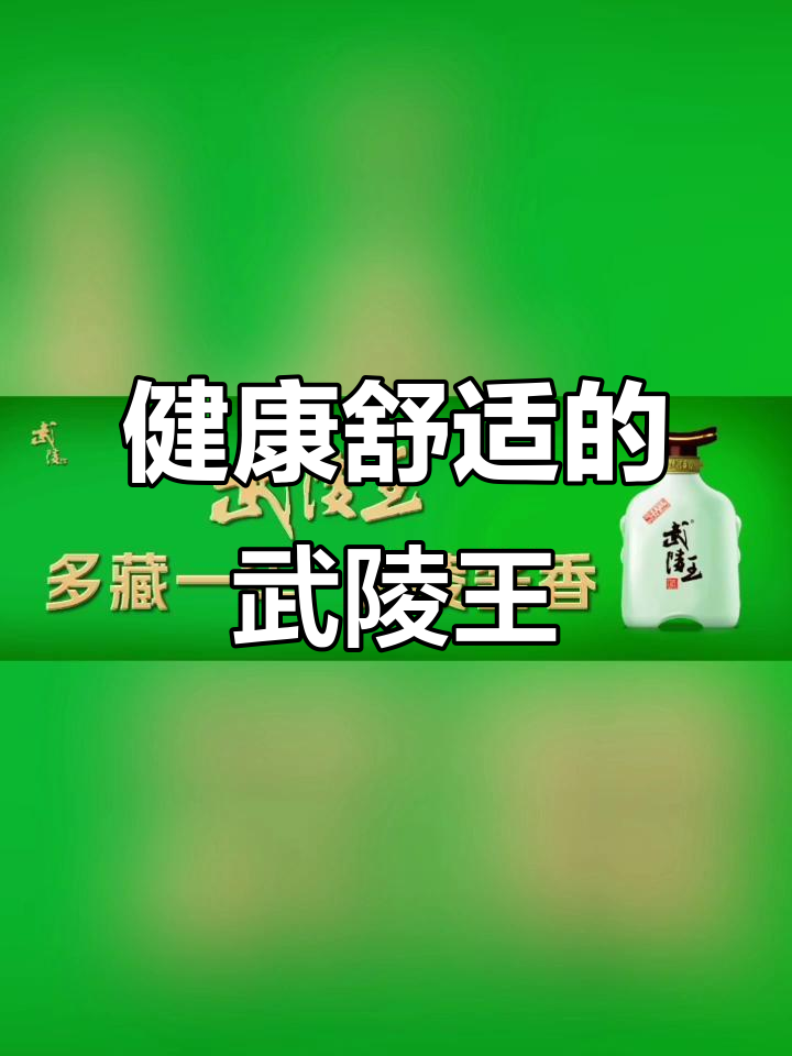 武陵王酒:健康优雅,名贵焦香,轻松享受高品质白酒
