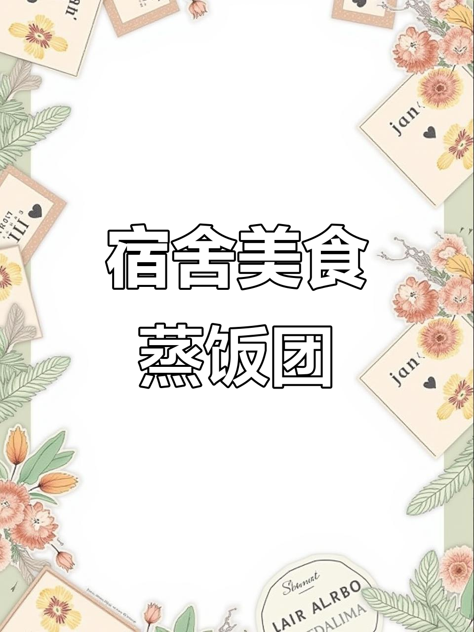 宿舍限电200W,如何做出美味饭团与鸡排?