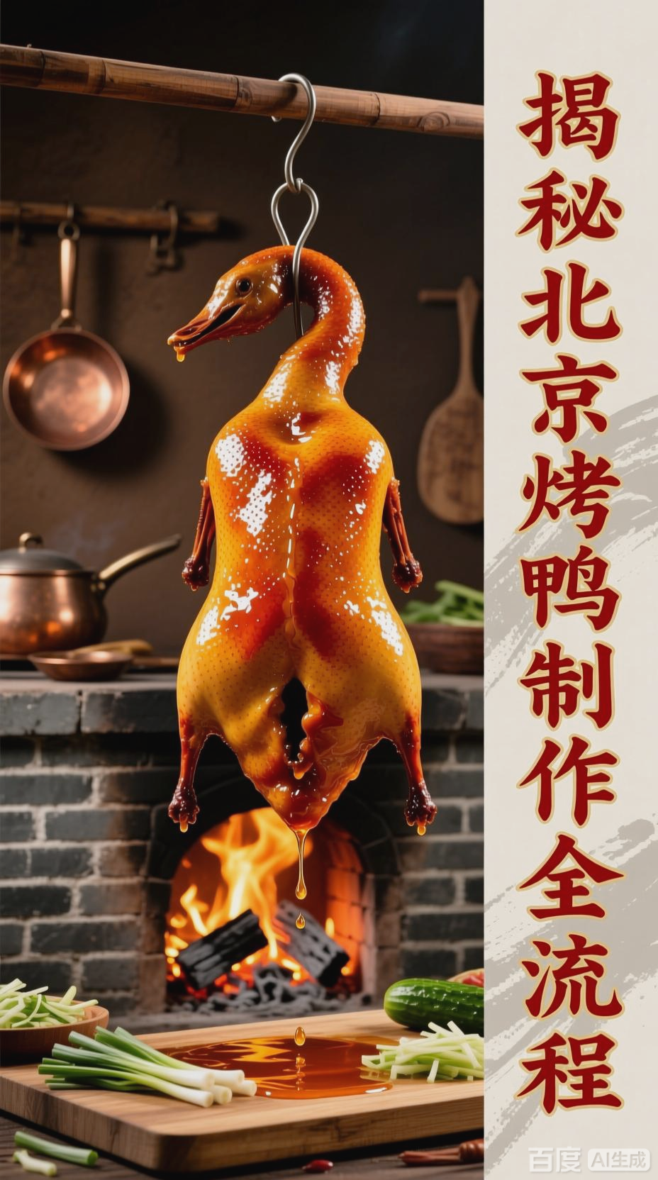 北京烤鸭制作全流程揭秘